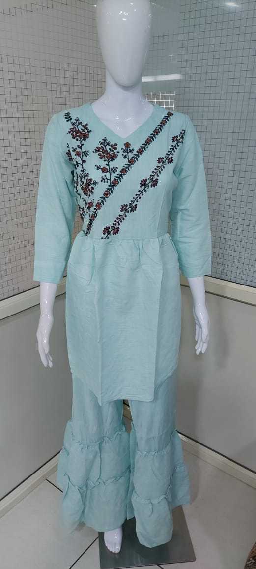 Kurtis with Sharara