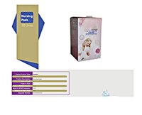 Nursing Pad - Cotton Material, 30-pack | Ultra-slim Design, Waterproof Backing For Maximum Comfort