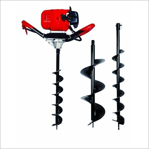 Drill Hole Earth Auger 52 CC Engine With 2.5 Inch