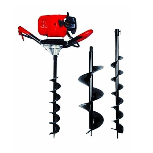 Earth Auger 63 CC Engine With 2.5 Inch And 6 Inch Drill