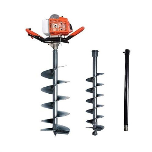 Earth Auger 63CC Engine With 4 Inch 8 Inch & Extension Rod