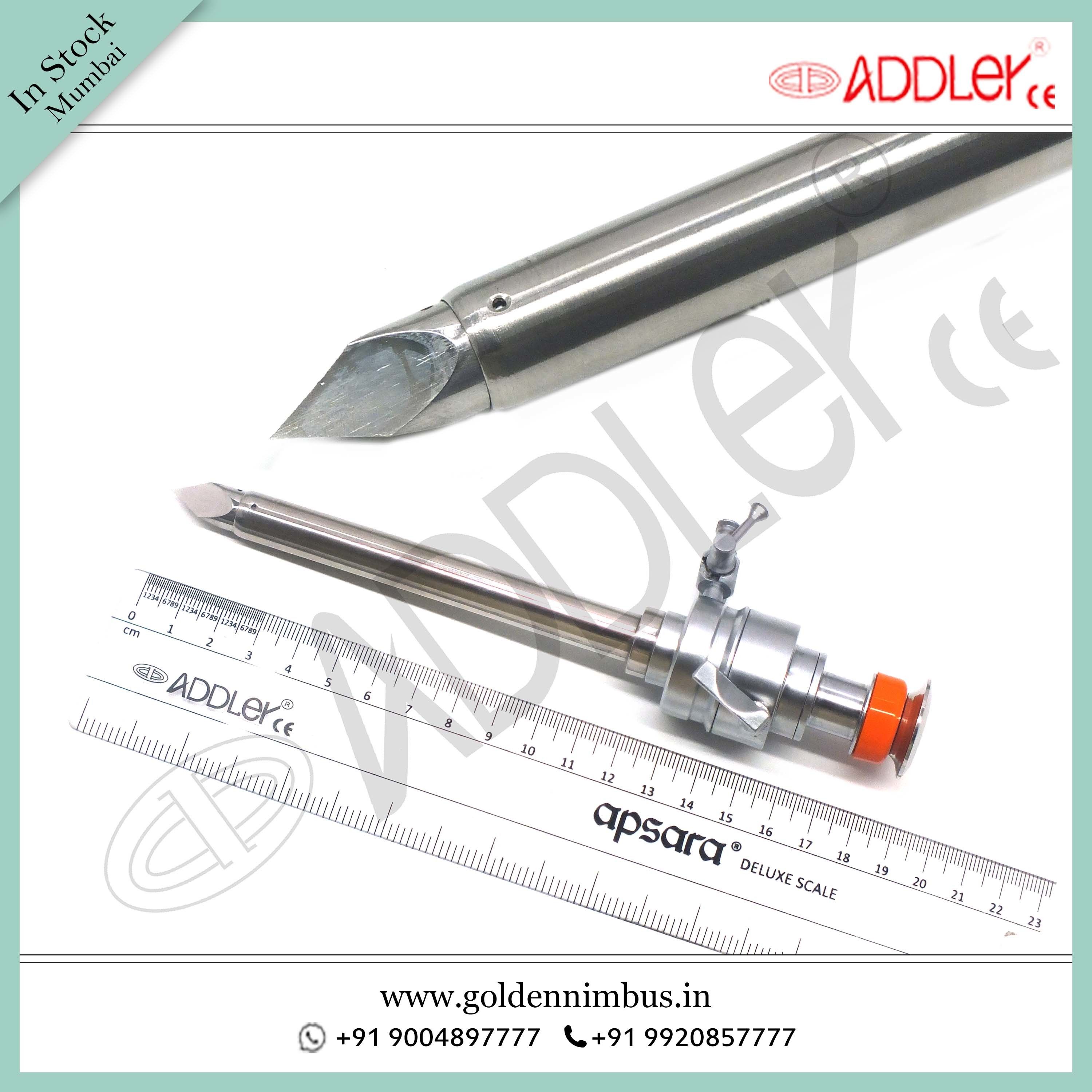 Brand New ADDLER Laparoscopic 10mm TrocarBrand New Addler Laparoscopic 10mm Trocar