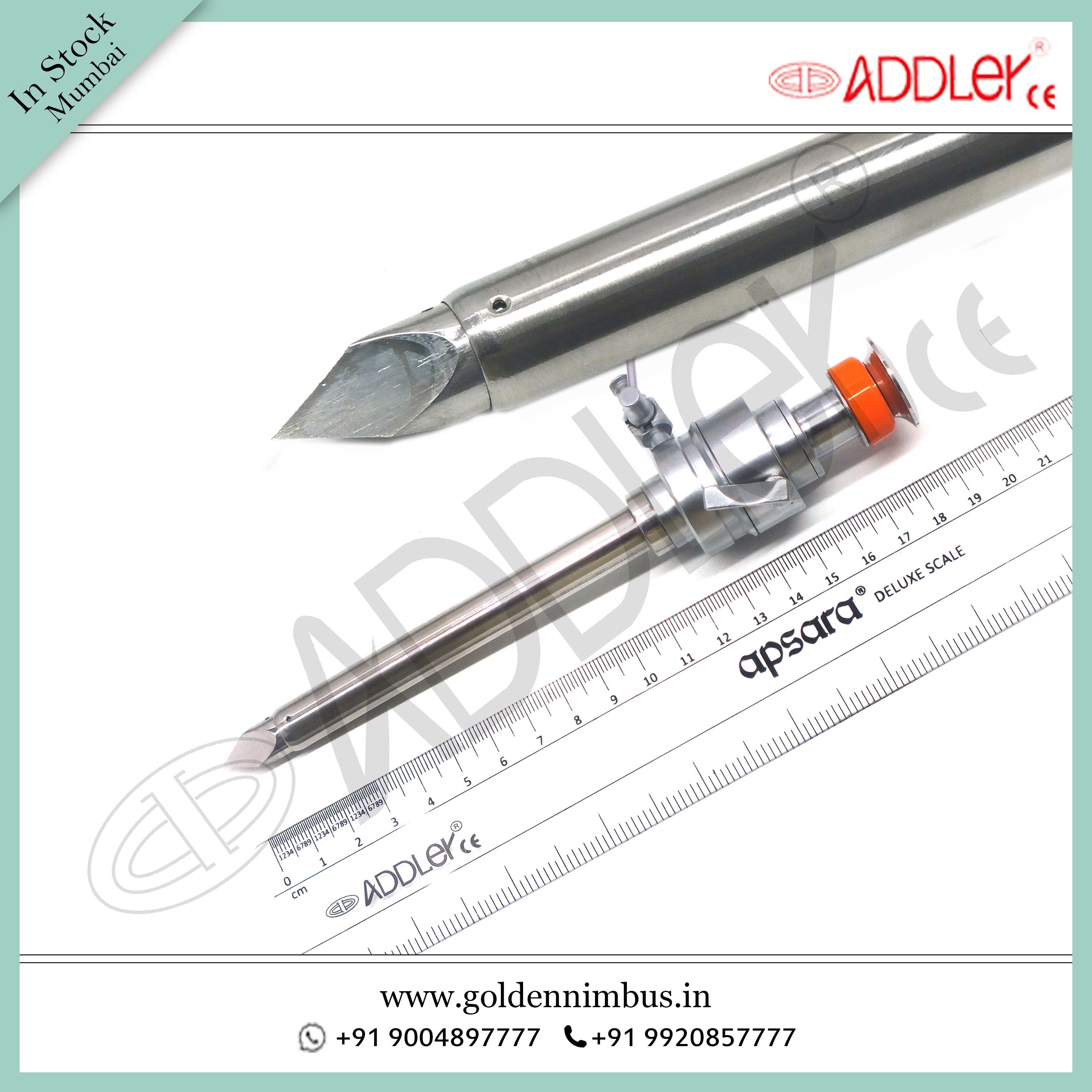 Brand New ADDLER Laparoscopic 10mm TrocarBrand New Addler Laparoscopic 10mm Trocar