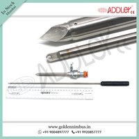 Brand New ADDLER Laparoscopic 10mm Trocar with 5mm Knot PusherBrand New Addler Laparoscopic 10mm Trocar With 5mm Knot Pusher