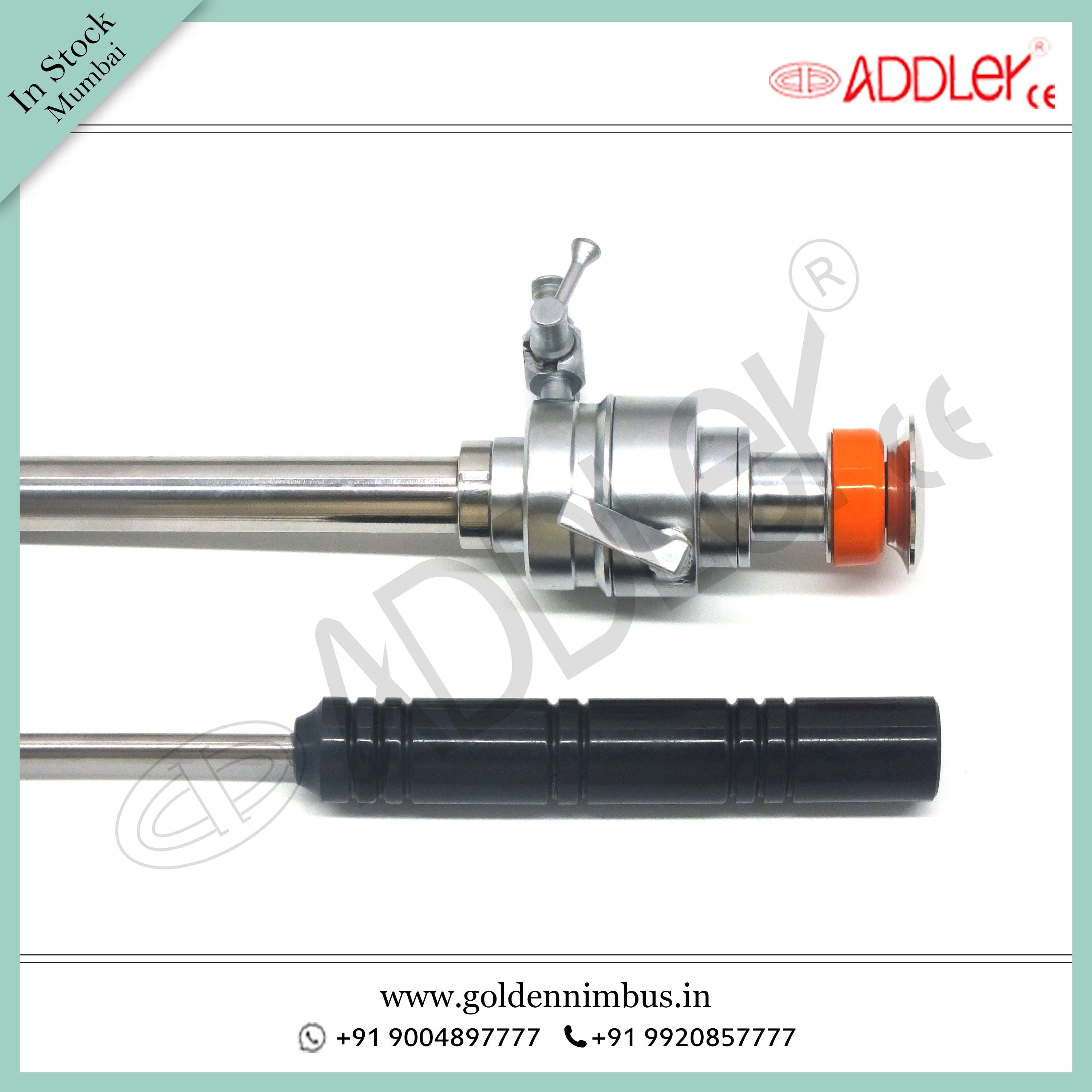 Brand New ADDLER Laparoscopic 10mm Trocar with 5mm Knot PusherBrand New Addler Laparoscopic 10mm Trocar With 5mm Knot Pusher