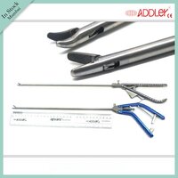 Brand New Addler Laparoscopic 5mm Needle Holder Storz Type Straight And Ethicon Type Curved - Steel Material, 5 X 5 X 10 Inch , Semi-automatic, Sterilized, Portable, Waterproof