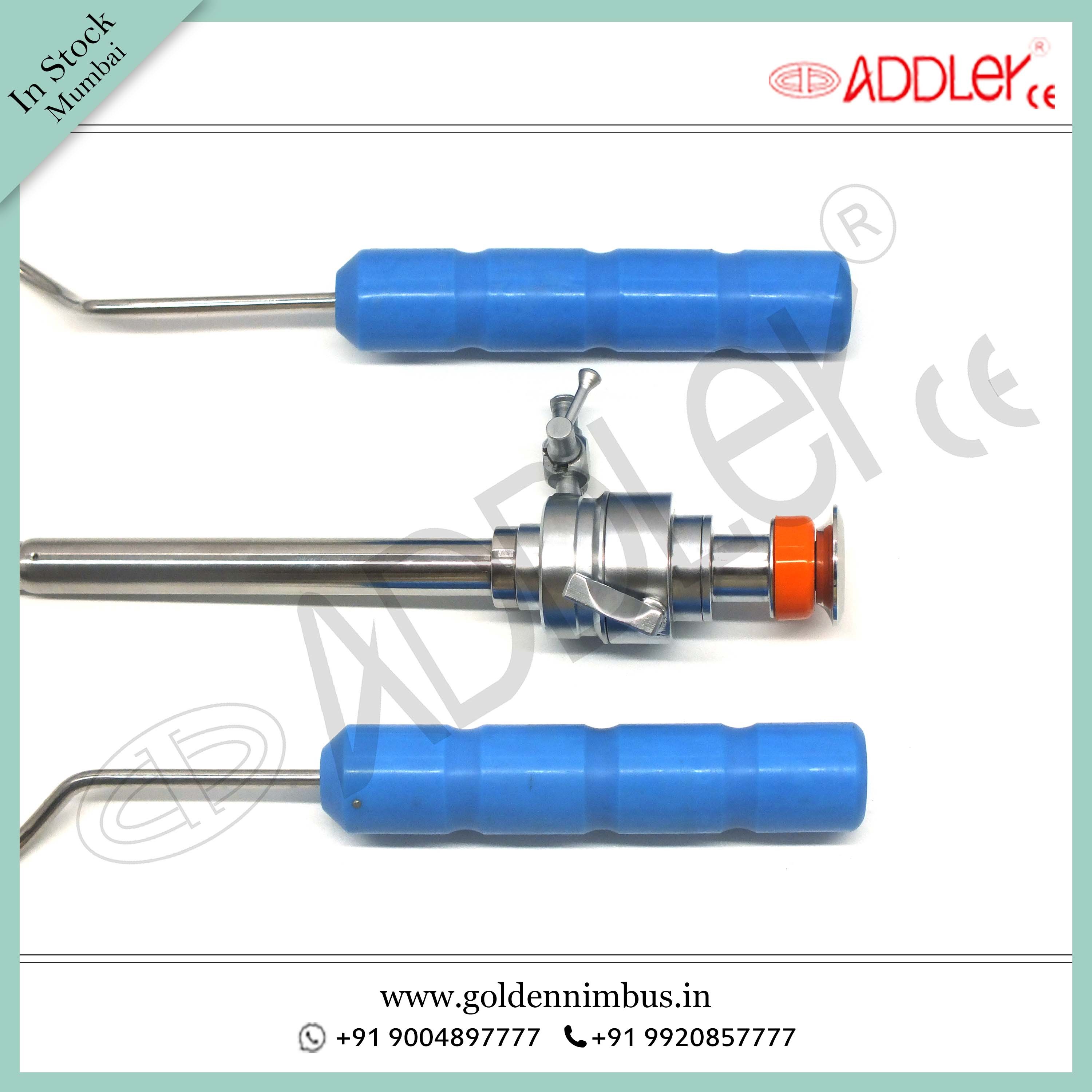 Brand New Addler Laparoscopic Mochi Needle Left And Right Hand With 10mm Trocar
