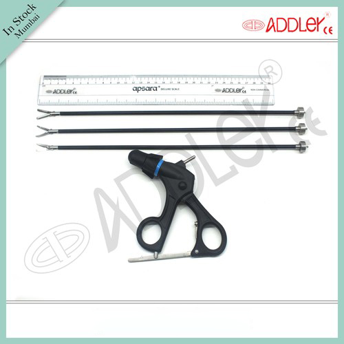 Brand New Addler Laparoscopic Grasper Set Of 3 With Handle