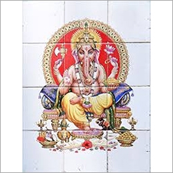 Lord Ganesha Ceramic Wall Tiles