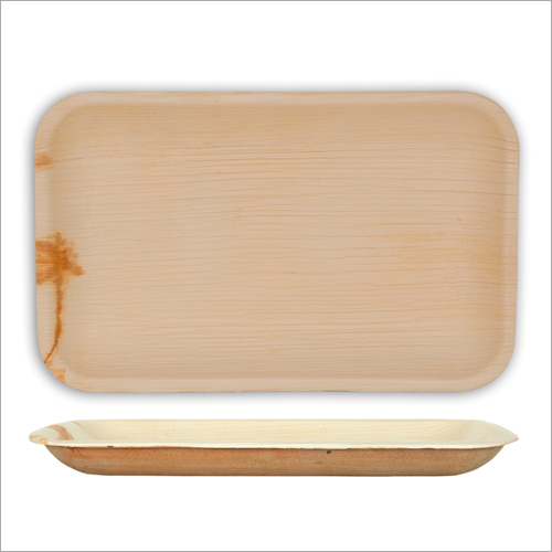 9.5 x 6 Inch Rectangle Areca Leaf Plate