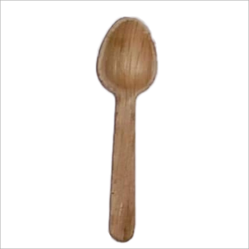 Coconut Shell 4 Inch Areca Leaf Spoon Application: Event And Party Supplies