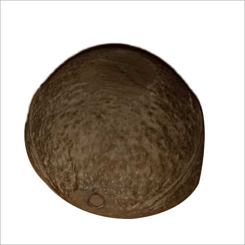 Brown Coconut Shell No Polish Ice Cream Cup