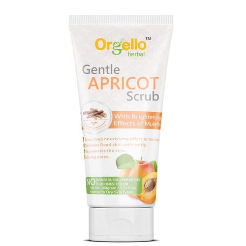 Orgello Herbal Gentle Apricot Scrub By WELLCARE