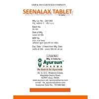 Ayurvedic Ayursun Herbal Seenalax Tablet Medicine