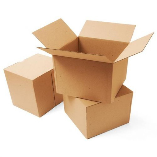 Corrugated Carton Box - Brown Corrugated Board, Customized Shape & Size | Ideal for Food & Electronic Packaging