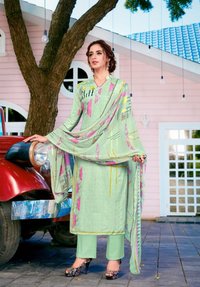 Yashika Riana Vol-4 The Lawn Collection For This Season Straight Suits Catalog