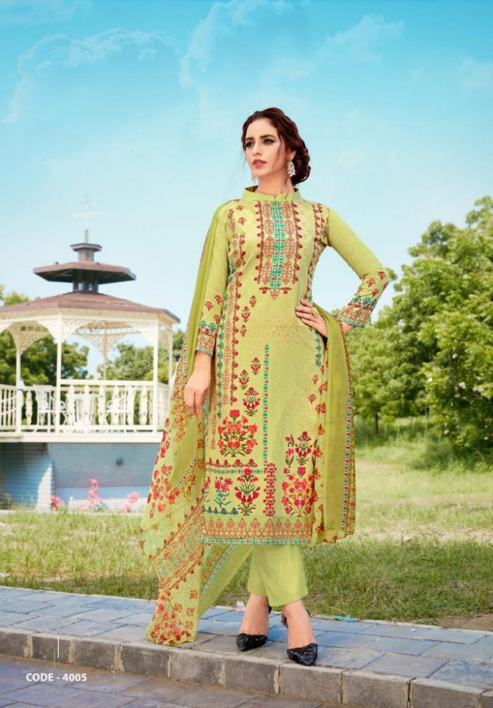 Yashika Riana Vol-4 The Lawn Collection For This Season Straight Suits Catalog
