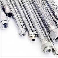 Stainless Steel Bellow Hoses - Round Design, Different Sizes Available | Industrial Purpose, Durable Silver Finish