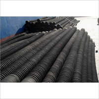 Rubber Suction Hose - Rigid Black Rubber For Water Suction And Delivery | Industrial Use, Free From Solids And Muddy Water