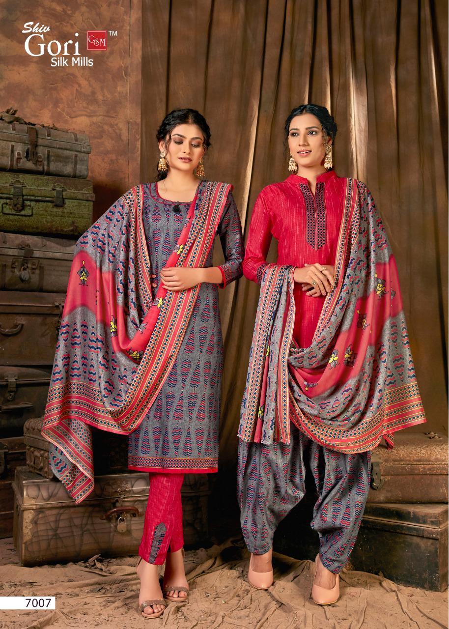 Shiv Gori Silk Mills Laado Indonesia Cotton Printed Dress Material Catalog
