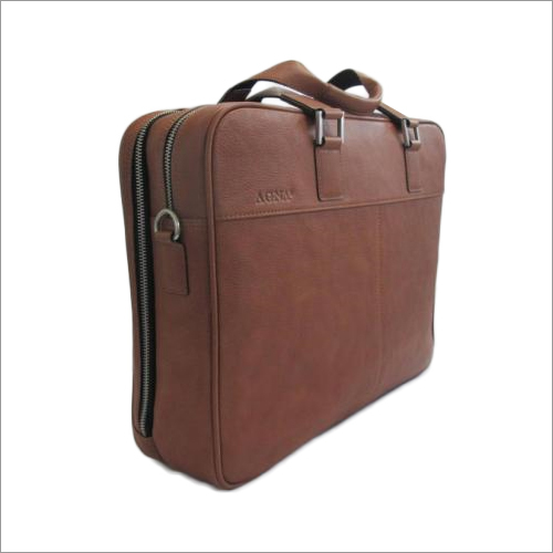 Brown Leather Briefcase Bag