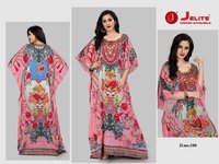 Jelite Kaftan E Nazakat Vol-1 Japan Satin Kaftans Catalog Collection