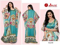 Jelite Kaftan E Nazakat Vol-1 Japan Satin Kaftans Catalog Collection