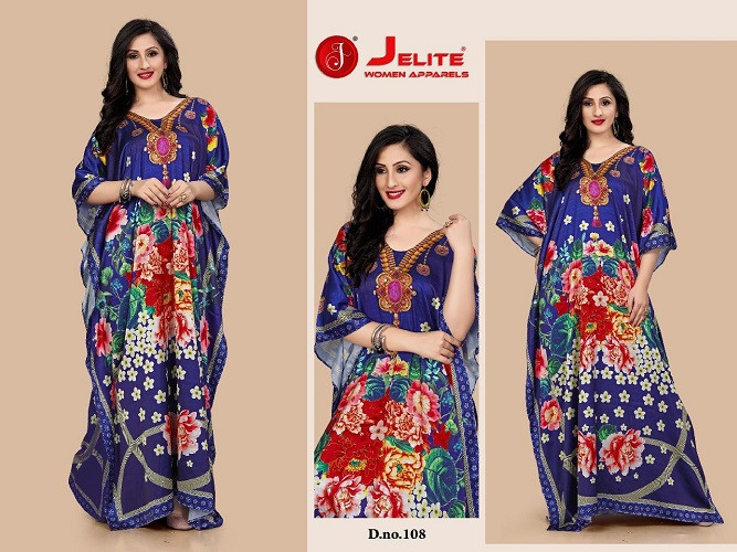 Jelite Kaftan E Nazakat Vol-1 Japan Satin Kaftans Catalog Collection