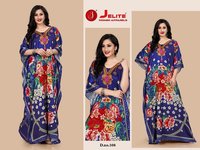 Jelite Kaftan E Nazakat Vol-1 Japan Satin Kaftans Catalog Collection