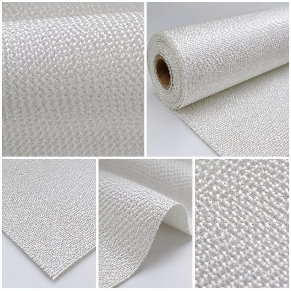Rose Fabric - Organic Plain Textile | Customized Size, Washable, Ivory White