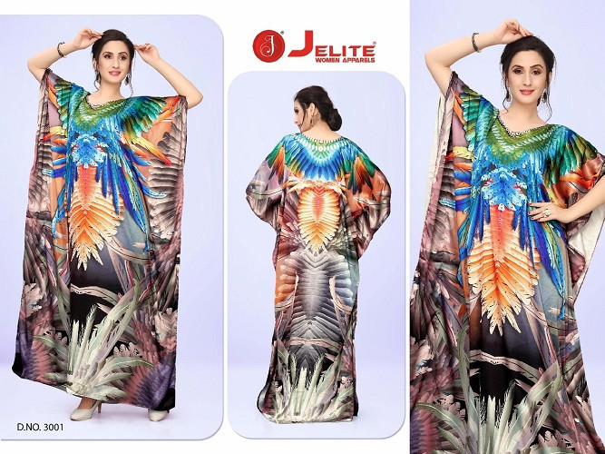 Jelite Kaftan E Nazakat Vol-3 Japan Satin Kaftans Catalog Collection