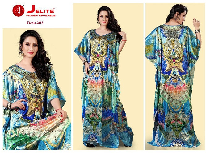 Jelite Kaftan E Nazakat Vol-2 Japan Satin Kaftans Catalog Collection