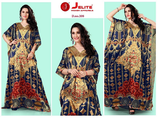 Jelite Kaftan E Nazakat Vol-2 Japan Satin Kaftans Catalog Collection