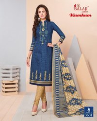 Balaji Kum Kum Vol-22 Printed Cotton Casual Wear Dress Material Catalog