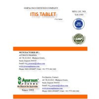 Ayurvedic Tablet For Analgesic - Itis Tablet
