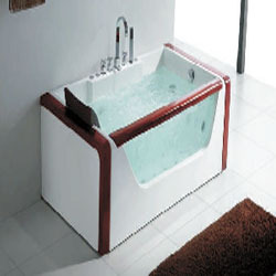 Rectangular Whirlpool Bathtub