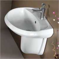 W.B. Half Pedestal Wash Basins