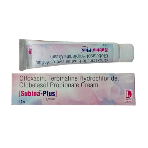 15 gm Ofloxacin Terbinafine Hydrochloride Clobetasol Propionate Cream