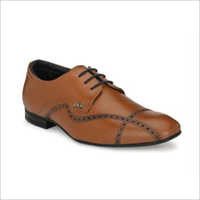 Mens Tan Leather Formal Shoes