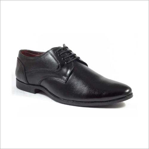 Mens Black Leather Formal Shoes By ARGON IMPEXTERS