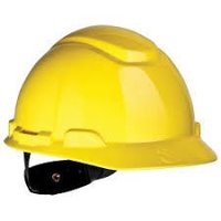3M H-702R Safety Helmet, Yellow 4-Point Ratchet Suspension