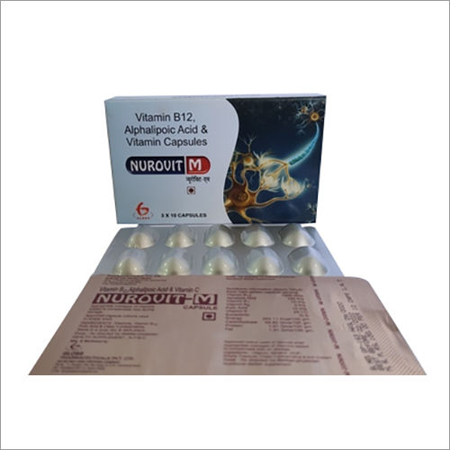 Nurovit M -Vitamin B12,alphalipioc Acid,vitamin Capsule Efficacy: Promote Nutrition