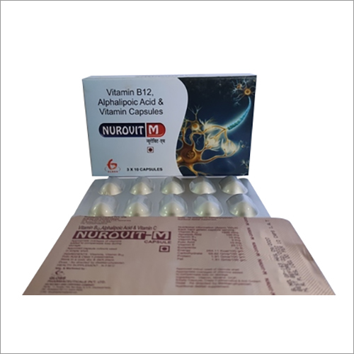 Nurovit M -Vitamin b12,alphalipioc acid,vitamin capsule