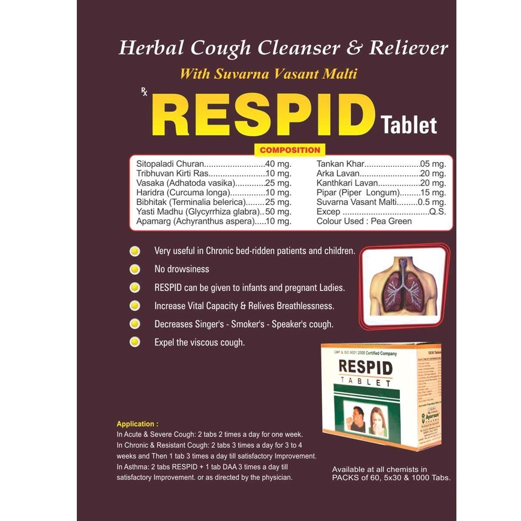 Respid Tablet (Rspiratory Disorders)
