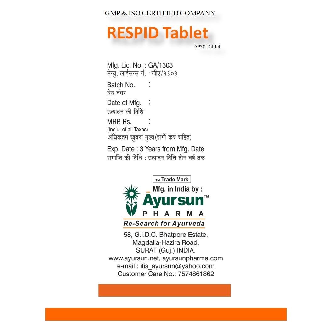 Respid Tablet (Rspiratory Disorders)