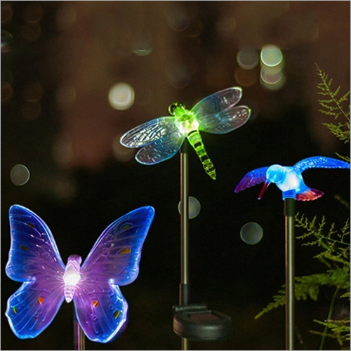 Solar Bird Decorative Stake Lights Height: 55  Centimeter (Cm)