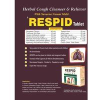 Herbal Ayurvedic Medicine For Respiratory - Respid Tablet