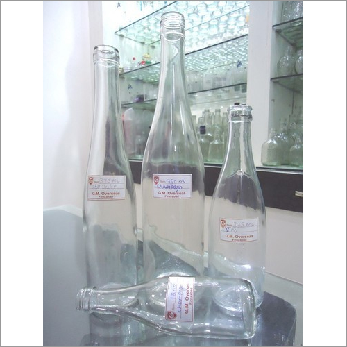 Burgundy Wine Empty Glass Bottles