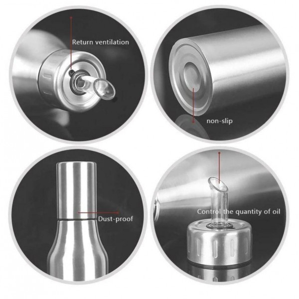 1000 MI STEEL OIL DISPENSER BOTTLE