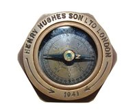 1941 Antique Royal Navy Flat Compass Nautical Marine Gift